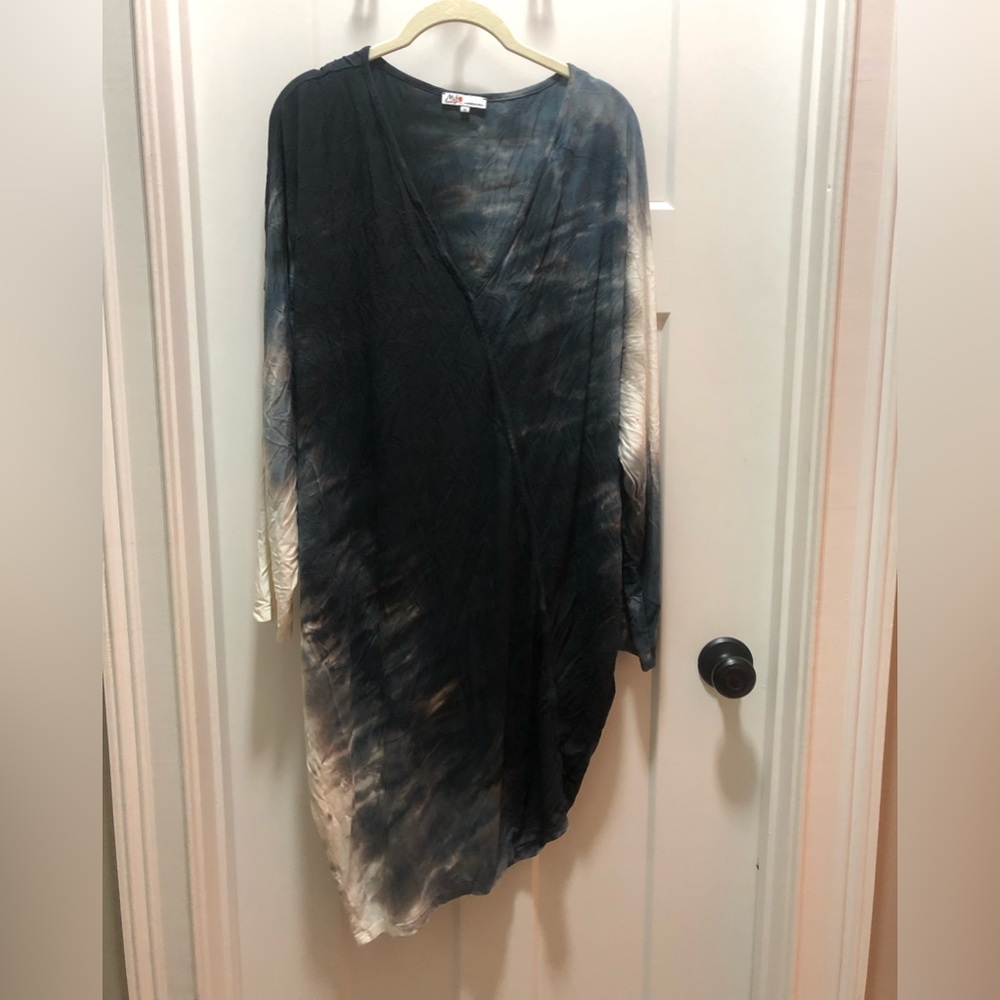 MiJo Asymmetrical Tie Dye Dress